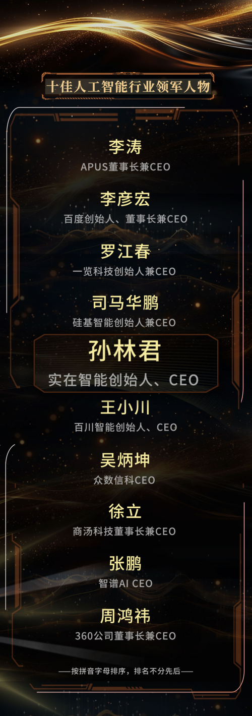 AI Agent落地先行者实在智能：2023人工智能领军者、百强、TOP30揭榜