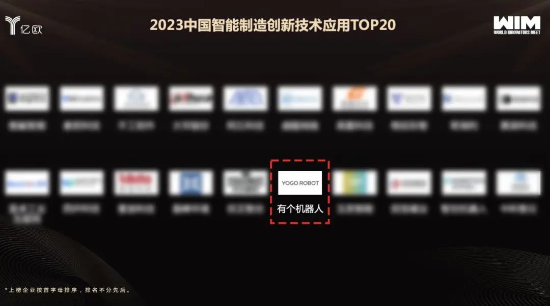 服务机器人企业YOGO ROBOT荣登《2023中国智能制造创新技术应用TOP20