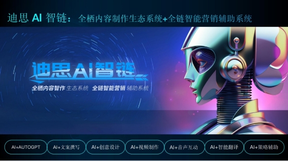 领航智能营销新纪元迪思传媒荣获2023年金匠奖年度十大AIGC服务商(图3)